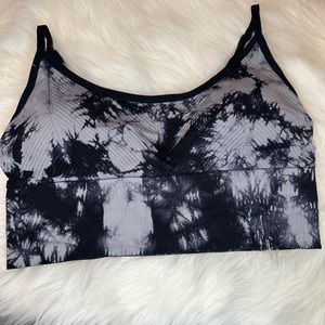 Pink Active Wear Sports Bra Tie Dye Cup Inserts XL